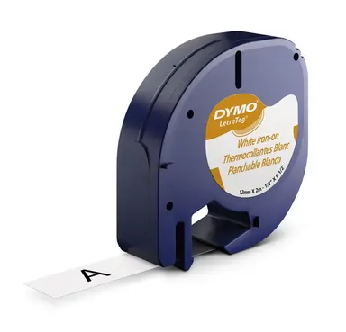 Dymo DY LT Iron 0.5INX6.5IN 12MMX2M BLK/WHT T