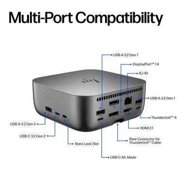 HP Sbuy HP Thunderbolt 4 Ultra 180W G6 Dock, image 8