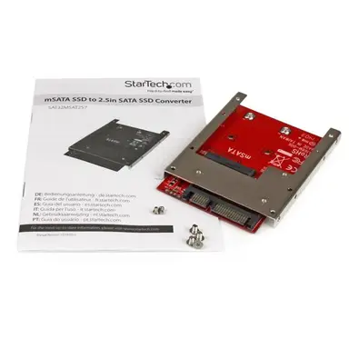 StarTech.com Convert an Msata SSD into a 7MM High 2.5 in SATA 6GBPS Open Bracket SSD - Msata, image 8