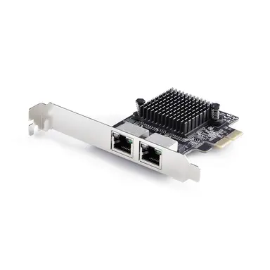 StarTech.com 2-Port 5G Gigabit PCIe Network Adapter Card, 5G/2.5G/1G/100M/10M PCI Express LAN, image 4