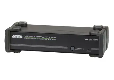 Aten 4PORT DVI Dual Link Splitter + AUDIO/RS2