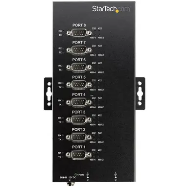 StarTech.com Industrial 8-Port Serial Hub 15KV Level 4 Esd - IP30 Rating Metal USB to Serial, image 6