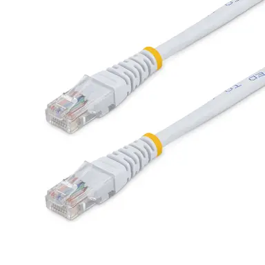 StarTech.com 15 ft White Molded Cat5e UTP Patch Cable, image 4
