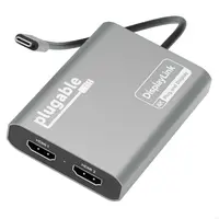 Plugable Technologies Plugable USB C to HDMI Adapter, Dual Monitor 4K 60HZ for Apple Mac M1/M2/M3, Dis, image 3