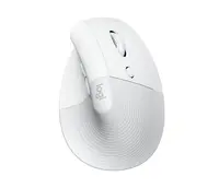 Logitech Lift for Mac Vertical Ergonomic Mouse - Off-White/Pale Gray, image 3