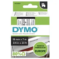 Dymo Labelmanager D1 Tape 19MMX7M 3/4X23 BK/CLR Global, image 3