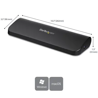 StarTech.com Dual Monitor USB 3.0 Docking Station W/ HDMI VGA DVI - up to 1920 × 1080 (HDMI) 19, image 6