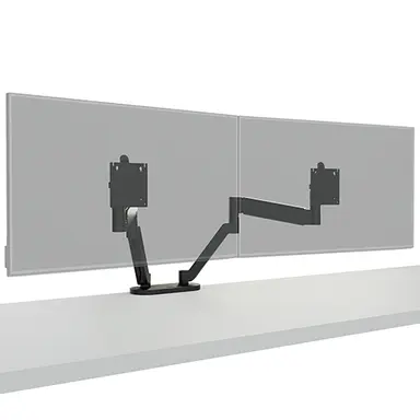 Chief Manufacturing Dual Dynamic Monitor Arm Black, image 8