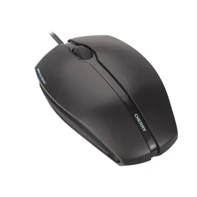 Cherry Americas Gentix - Black Optical Mouse 1000 DPI W/Solid Rubber Sides 1.8 Meter USB Cable, image 7