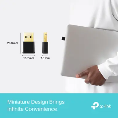 Omada Networks by TP Link AX1800 Nano Dual Band Wi-Fi 6 USB Adapter, image 5