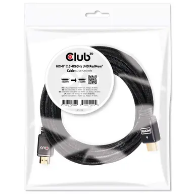 Club 3D B.V HDMI 2.0 Male to HDMI 2.0 Male High Speed 4K60HZ UHD - Redmere 15M/49.2FT, image 6