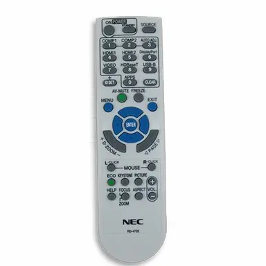 Nec Display Solutions Replacement Remote Control for The NP-P452W/P452H/P502W/P502H NP-P502W/P502HL
