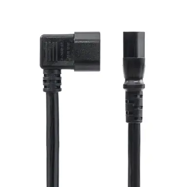 StarTech.com 6 ft (1.8 m) Heavy Duty Power Extension Cord, Right Angle IEC 60320 C14 to Straigh, image 6