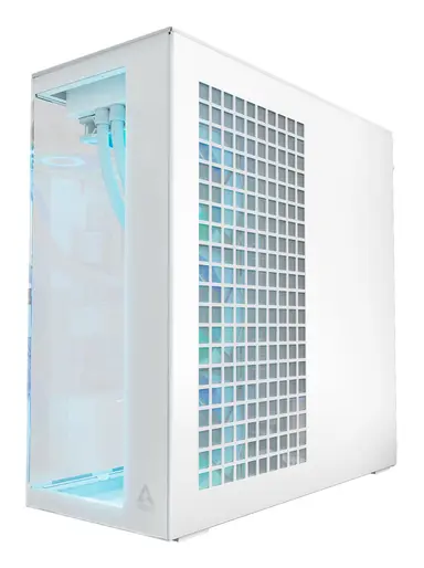 Arctic Cooling Xtender (WHITE)-PC Case-Mid Tower-Tempered Glass Panel-Included a-RGB Fans, image 7