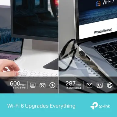 Omada Networks BY TP Link AX900 Nano Dual Band Wi-Fi 6 Adapter, image 4