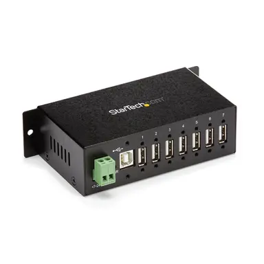 StarTech.com Add 7 External, Wall/Din Rail Mountable USB 2.0 Ports from a Single USB Connecti, image 4