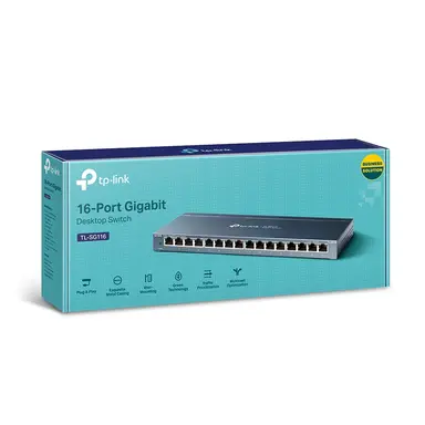 Omada Networks by TP Link 16-Port Gigabit Desktop Switch, image 7