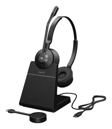 Jabra Engage 55 Sestereo, LINK400C, MS, Stand, NA