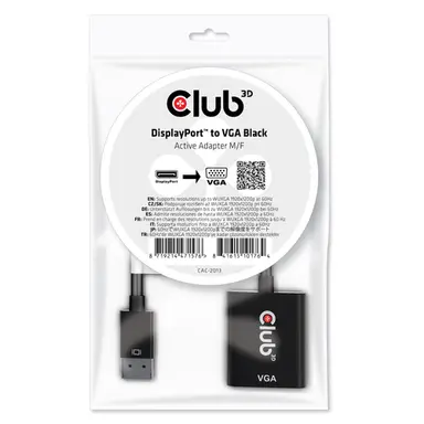 Club 3D B.V DisplayPort Port 1.2 Male to VGA, image 4