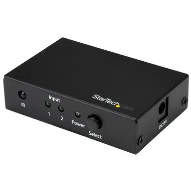 StarTech.com Switch Between Two HDMI Video Sources on a Single Display, with Support for Ultr