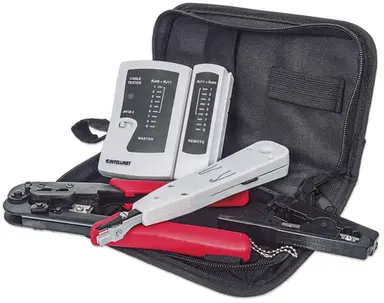 Intellinet 4-Piece Tool Kit, Contains LAN Tester, Lsa Punch Down Tool, Crimping, image 4