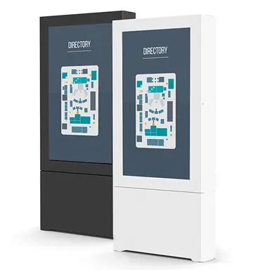 Chief Manufacturing 49 Portrait Floor Kiosk White, image 7