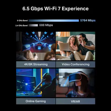Omada Networks by TP Link BE6500 Dual-Band Wi-Fi 7 Router, image 6