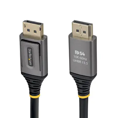STARTECH.COM DP 2.1 Cable Supports UHBR13.5-ENABLED Displayport DEVICES; DP54 (54GBPS) Delive