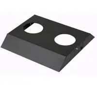 Peerless Industries Modular Series Dual-Pole Cosmetic Cover for Modular Series Square CEILING/FLOOR, image 3