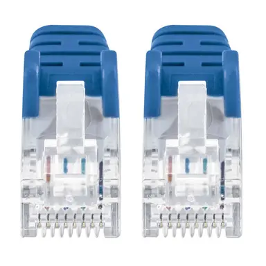 Intellinet Cat6a U/UTP Slim Network Patch Cable, 0.5 FT., Blue, image 8