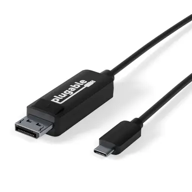 Plugable Technologies Plugable USB C to DisplayPort BI Directional Cable 6 Feet (1.8 m), up to 4K at 60, image 4