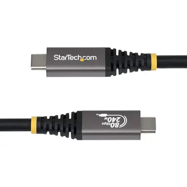 StarTech.com 1.5FT/45CM USB-If Certified USB4 Cable Supports 80GBPS; DisplayPort 2.1 Video W/, image 7
