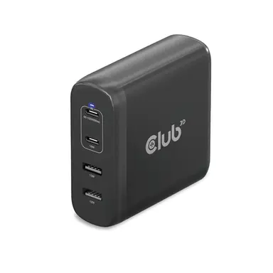 Club 3D B.V Club 3D CAC-1912 4-Port Travel Charger 100W Gan Technology. 2X USB-a 2X USB-C, image 4