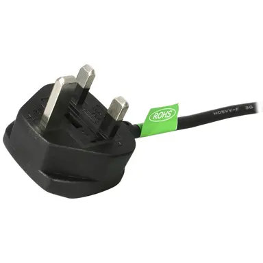 StarTech.com 6FT/1.8M 18AWG (0.75MM2) UK Computer/Monitor Power Cable AC Power Cord W/ BS 136, image 6