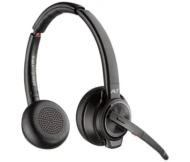 HP Poly Savi 8220 UC DECT 1920-1930 MHz Single Ear Headset TAA, image 6