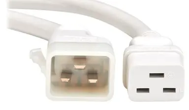Eaton power cable White 1.8 m C20 coupler C19 coupler, image 3