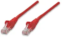 Intellinet Patch Cable Cat 5E UTP Red 0.5 ft Snagless Boot, image 3