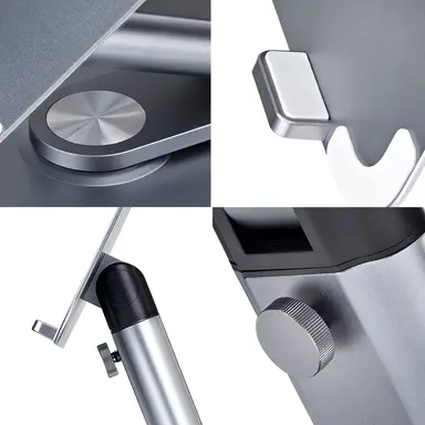 StarTech.com Telescopic Laptop Stand, 360 Swivel Base, Rotating Computer Riser for Desk, Adju, image 8