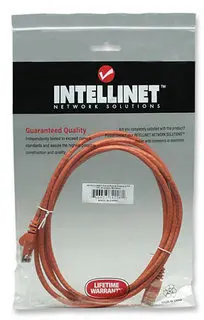 Intellinet 7 FT Orange Cat6 Snagless Patch Cable, image 7