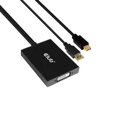 Club 3D B.V Mini DisplayPort to Dual Link DVI-D Adapter up 2560 × 1600 for Apple Cinema 30