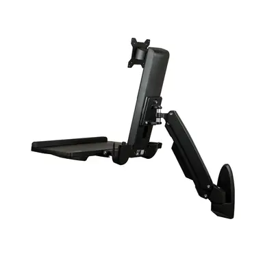 StarTech.com Ergonomic Wall-Mount Workstation - up to 17LB VESA Monitor (Incl Ultrawide) - FO, image 7