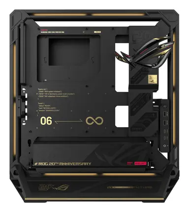 ASUS Rog GR20 Edition 20 Midi Tower Gold Black, image 5