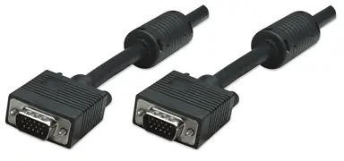 Manhattan - Strategic MH SVGA HD15 M/M 30 ft Ferrite Cores