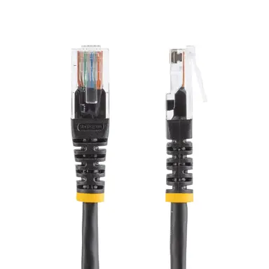 StarTech.com 1 ft Black Molded Cat5e UTP Patch Cable, image 6