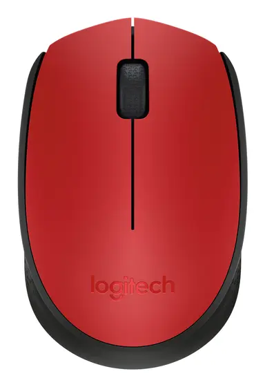 Logitech M170 Red Logitech Wireless Mouse M170 - Red - Clamshell Version, image 7