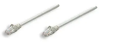 Intellinet Patch Cable Cat 5E UTP Gray 0.5 ft Snagless Boot, image 4