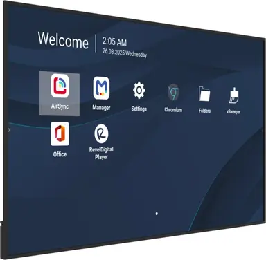 ViewSonic 86 in 4K Commercial Display, 500NITS, 5000:1, 8GB RAM/32GB Storage, Ops Slot, HDM, image 6
