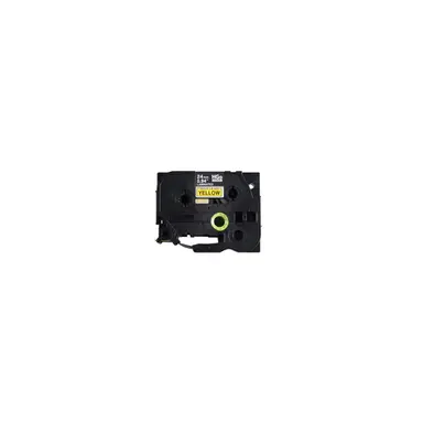 Brother International Corporat 0.94 in X 26.2 FT (24MM X 8M), Black Ink on Yellow Label, 5 Pack, image 4