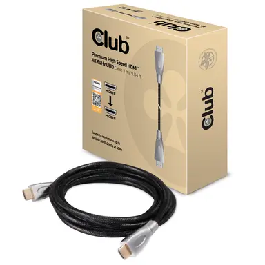 Club 3D B.V HDMI 2.0 High Speed 4K/60HZ UHD Cable 3M, image 6