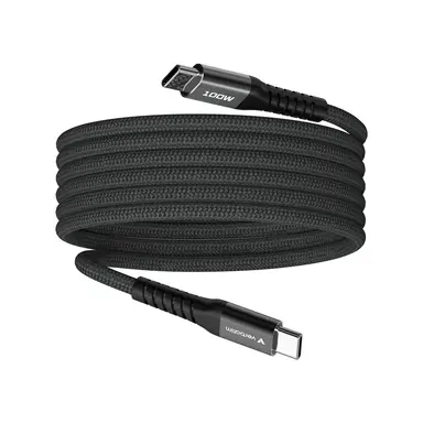 Verbatim Americas Sync & Charge 100W Magnetic Cable - Black
